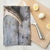 風化木素朴のヒトデ キッチンタオル (四つ折り)