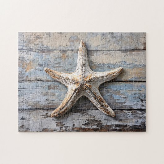 風化木素朴のヒトデ ジグソーパズル (横)