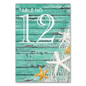 風化木素朴ヒトデ網 |アクア テーブルナンバー (裏面)