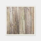 風化木素朴材波止場板 スタンダードカクテルナプキン (正面)