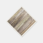 風化木素朴材波止場板 スタンダードカクテルナプキン (角)