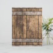 風化木素朴板クラフト紙 (スタンド正面)