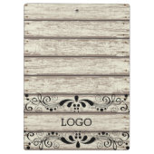 風化木絵を描のテクスチャプリント クリップボード (裏面)