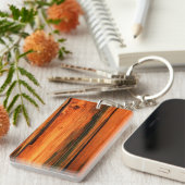 風化木製理盤 キーホルダー (正面右)