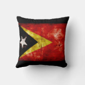 風化東ティモール国旗 クッション (裏面)