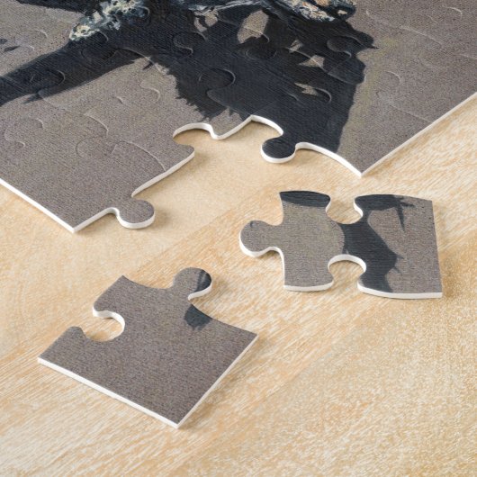 風化流木 ジグソーパズル (側面)