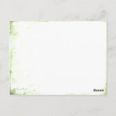 風化牧草 ポストカード (裏面)