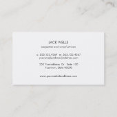 風化白素朴木材の国と自然 名刺 (裏面)