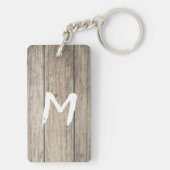 風化素朴ウッドファームハウスバーンカントリー キーホルダー (裏面)