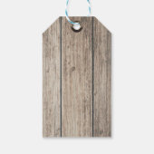 風化素朴ウッドファームハウスバ結婚ンズ ギフトタグ (裏面)
