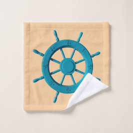 風化素朴ボートステアリングホイールフォト画像 ウォッシュタオル