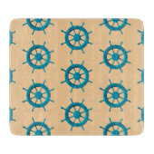 風化素朴ボートステアリングホイールフォト画像 カッティングボード (正面)