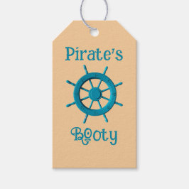 風化素朴ボートステアリングホイールフォト画像 ギフトタグ