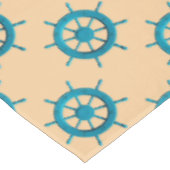 風化素朴ボートステアリングホイールフォト画像 テーブルクロス (アングル)