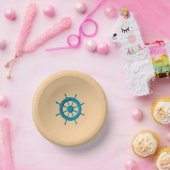 風化素朴ボートステアリングホイールフォト画像 ペーパーボウル (パーティー)