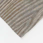 風化素朴木トナカイ家族クリスマス フリースブランケット (角)