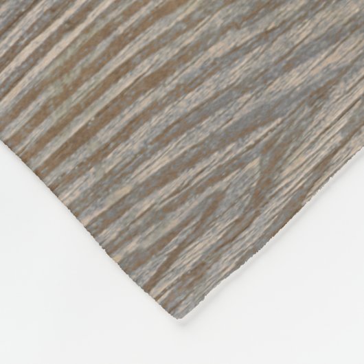 風化素朴木トナカイ家族クリスマス フリースブランケット (角)