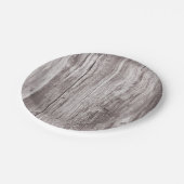 風化素朴木材テクスチャ ペーパープレート (アングル)