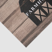 風化素朴木材ブラックバーンドカントリー結婚式 薄葉紙 (詳細)