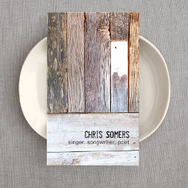 風化素朴木材ヴィンテージ国 名刺