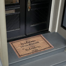 風化素朴木材「我が家へようこそ」