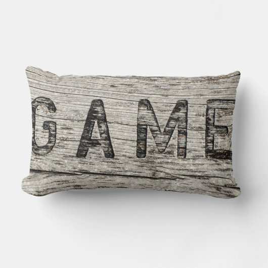 風化素朴木遊び ランバークッション (正面)