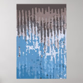 風化素朴/茶色の青 ポスター (正面)