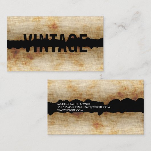 風化背景 名刺 (正面/裏面)