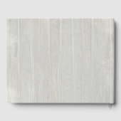 風化航海の木材パーソナライズされた結婚の ゲストブック (裏面)