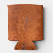 風化錆びた金属：オレンジ色のテクスチャ。 缶クーラー (裏面)