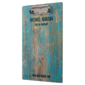 風化青ヴィンテージ素朴ウッドロカスタマイズゴ クリップボード (左)