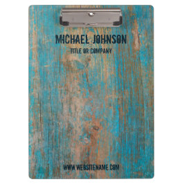 風化青ヴィンテージ素朴木材カスタマイズ名 クリップボード