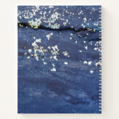 風化青絵を描抽象芸術 ノートブック (裏面)