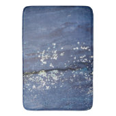 風化青絵を描抽象芸術 バスマット (正面縦)