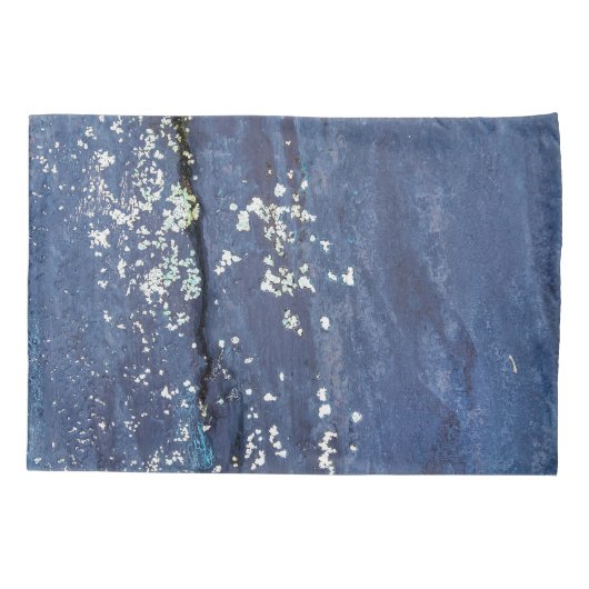 風化青絵を描抽象芸術 枕カバー (裏面-左)