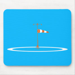 風向旗で風向きと風速をチェック マウスパッド