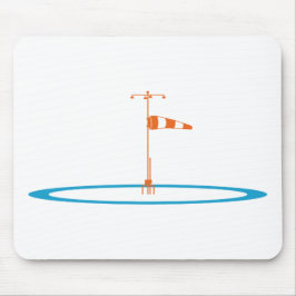 風向旗で風向きと風速をチェック マウスパッド