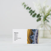 風吹き流しフラクタル・アート 名刺 (スタンド正面)