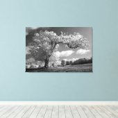 風吹の木 キャンバスプリント (インサイチュ (ウッドフロア))