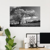 風吹の木 ポスター (ホームオフィス)