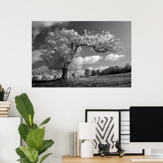 風吹の木 ポスター (ホームオフィス)