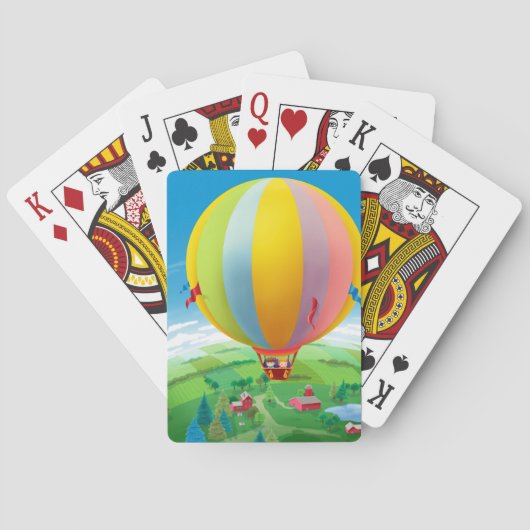 風吹中の トランプ (裏面)