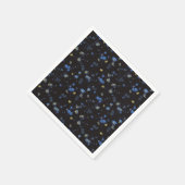 風吹花柄 スタンダードカクテルナプキン (角)