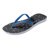 風吹花柄 ビーチサンダル (アングル)