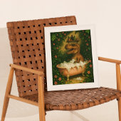 風呂にティラノサウルスの壁アートポスタープリント ポスター