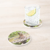 風呂に入っている鳥 コースター (側面)