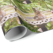 風呂に入っている鳥 ラッピングペーパー (ロールコーナー)