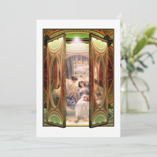 風呂の入り口 招待状 (スタンド正面)