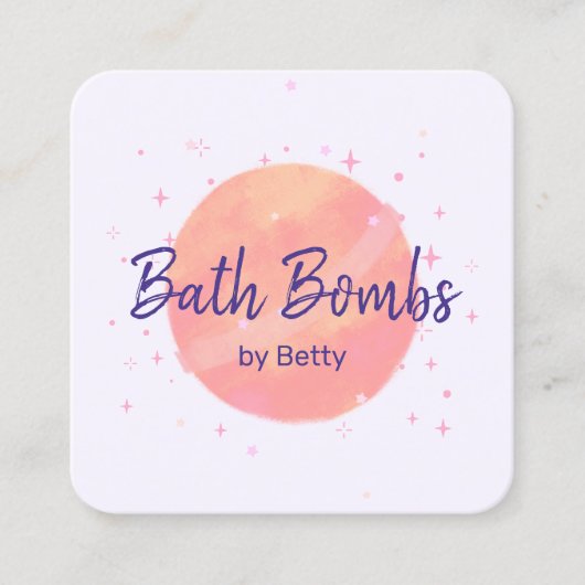 風呂爆弾コールカード コーリングカード (正面)