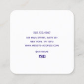 風呂爆弾コールカード コーリングカード (裏面)